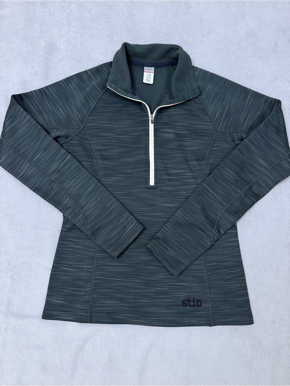Stio Women’s Small Quarter Zip Pullover Gray Fleece Outdoor Top